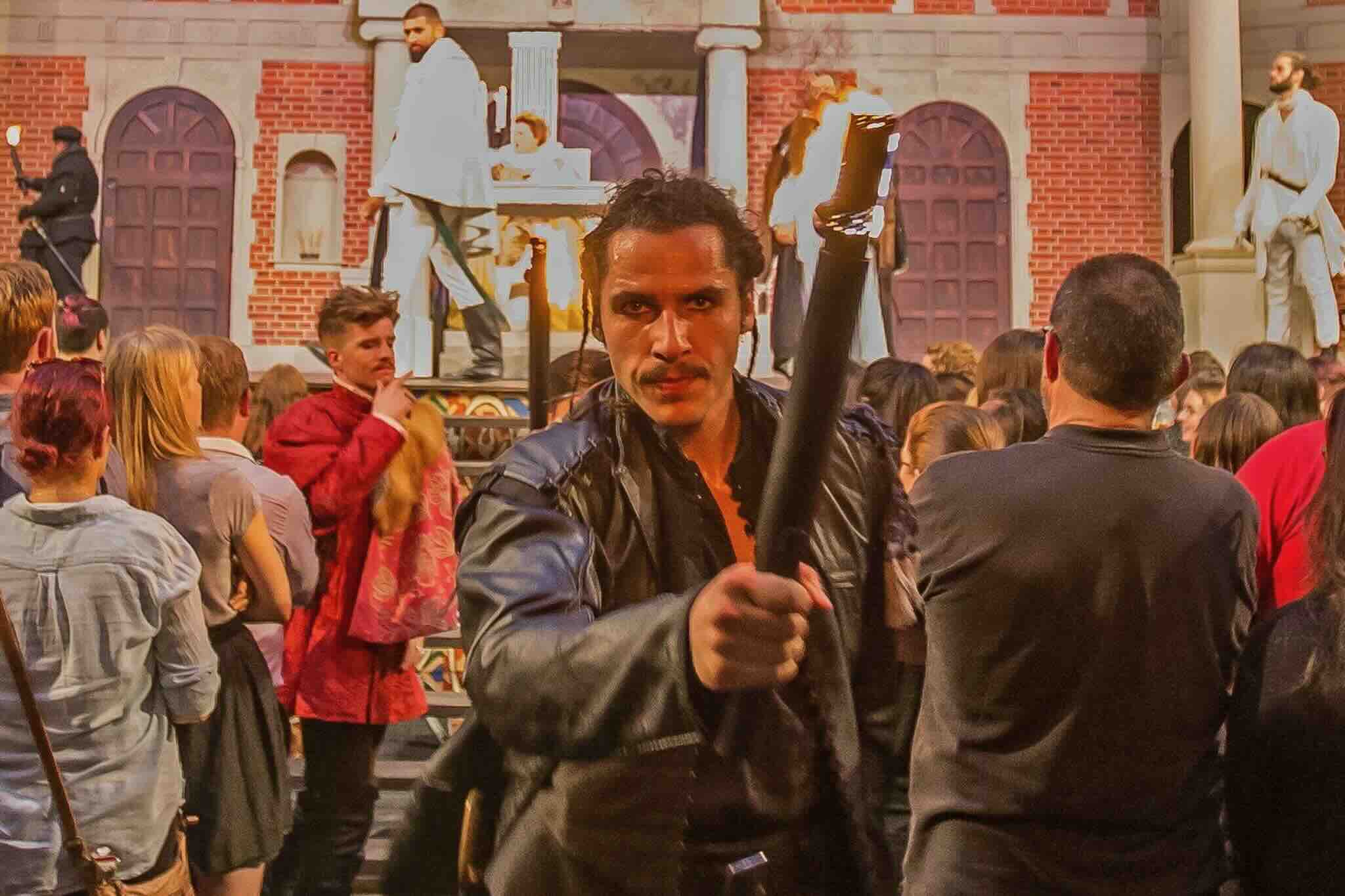 Iago in Othello at Pop-Up Globe